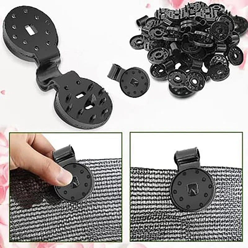 150 PCS Shade Net Clip Parts Cover Shade Cloth Garden Greenhouse Shade Cloth Clip