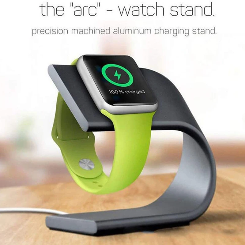 แท่นชาร์จ U Type Smart Watch Holder แท่นชาร์จอะลูมิเนียมแบบมีขาตั้ง