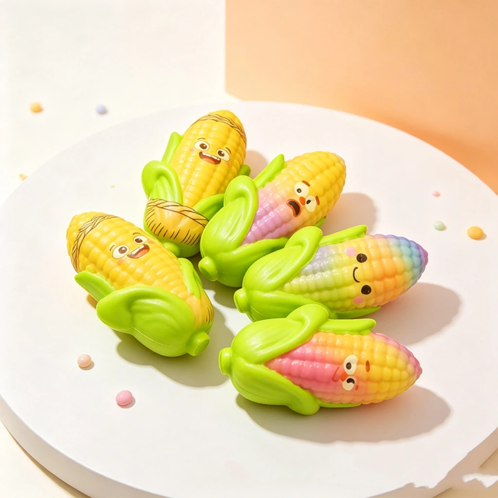 Cute Multi-Fruit Squishy Squeeze Toy Soft Fidget Sensory Toy Funny Kawaii Relaxing Home Decor Gift