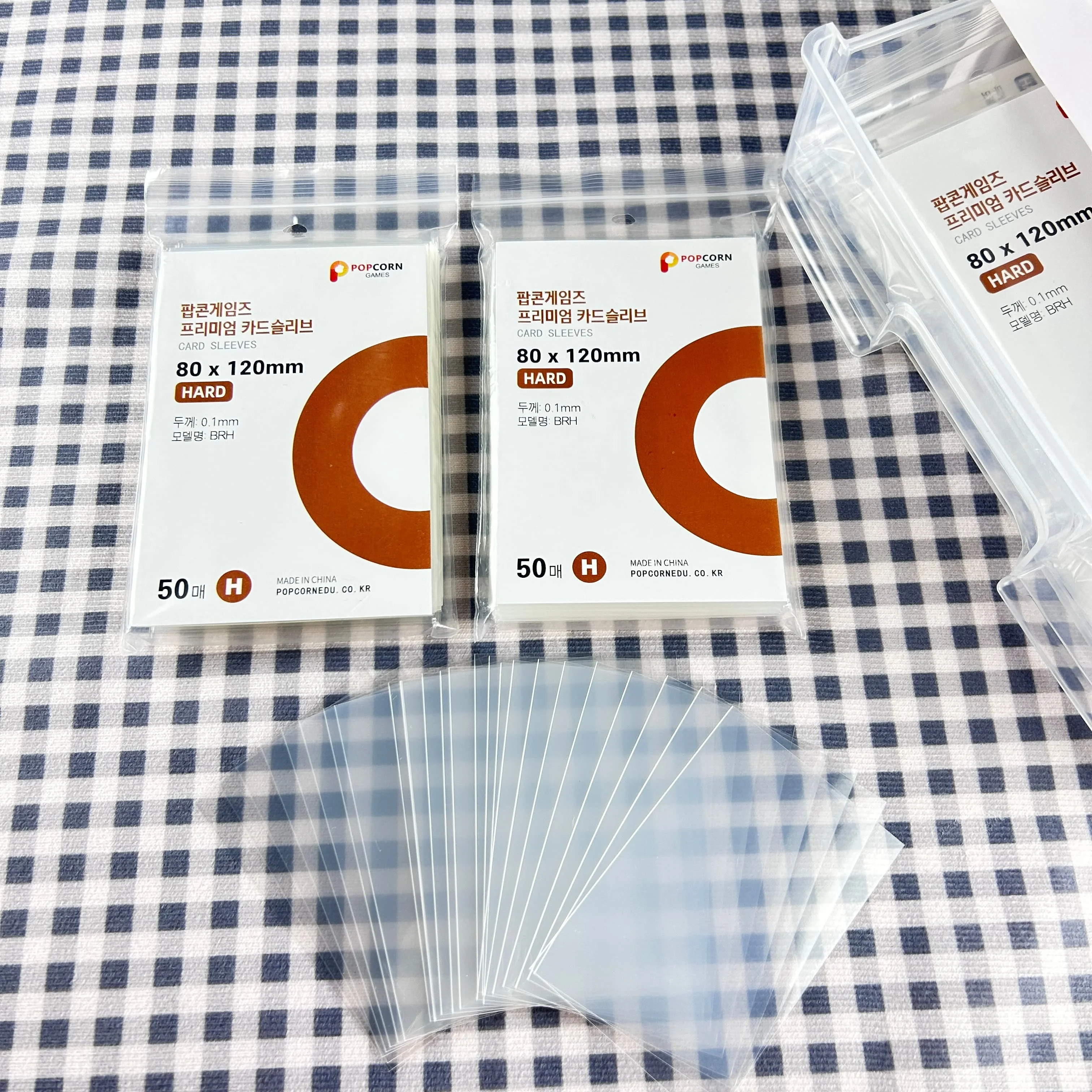 50Pcs Acid Free HD Clear CPP Card Cover Korea Anti-scratch Transparent Sleeves For Kpop Popcorn Idol Football Game Card Binder - view 4