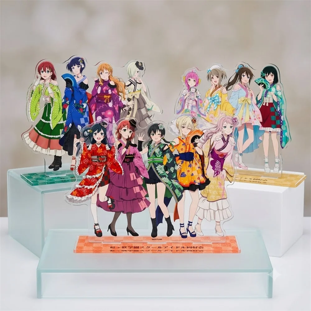 Anime For LoveLive!Sunshine!! Acrylic 15cm Keychain Decoration Desk Figure Display Fan Gift Goods Birthday Collection
