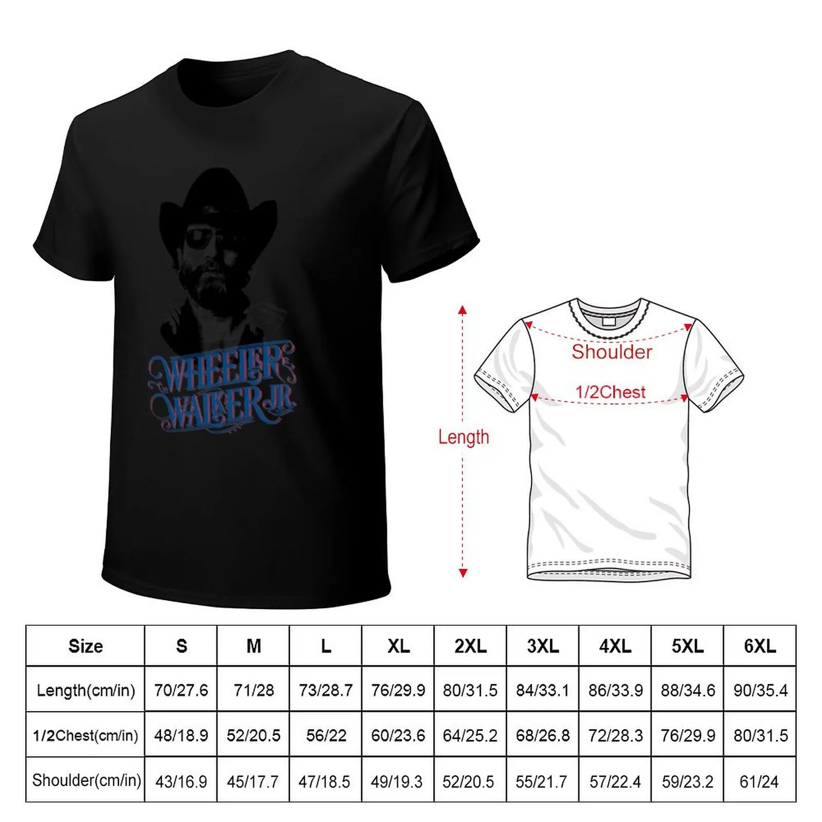 Wheeler Walker Jr Classic T-Shirt All Weather Casual Short Sleeve