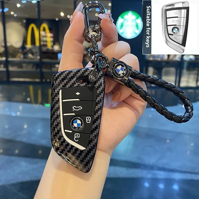 BMW LCD Screen Car Key Case Compatible With 7 Series 730 740 X5 X6 X7 56/8/5 Series 535le Vehicle Keychain Shell