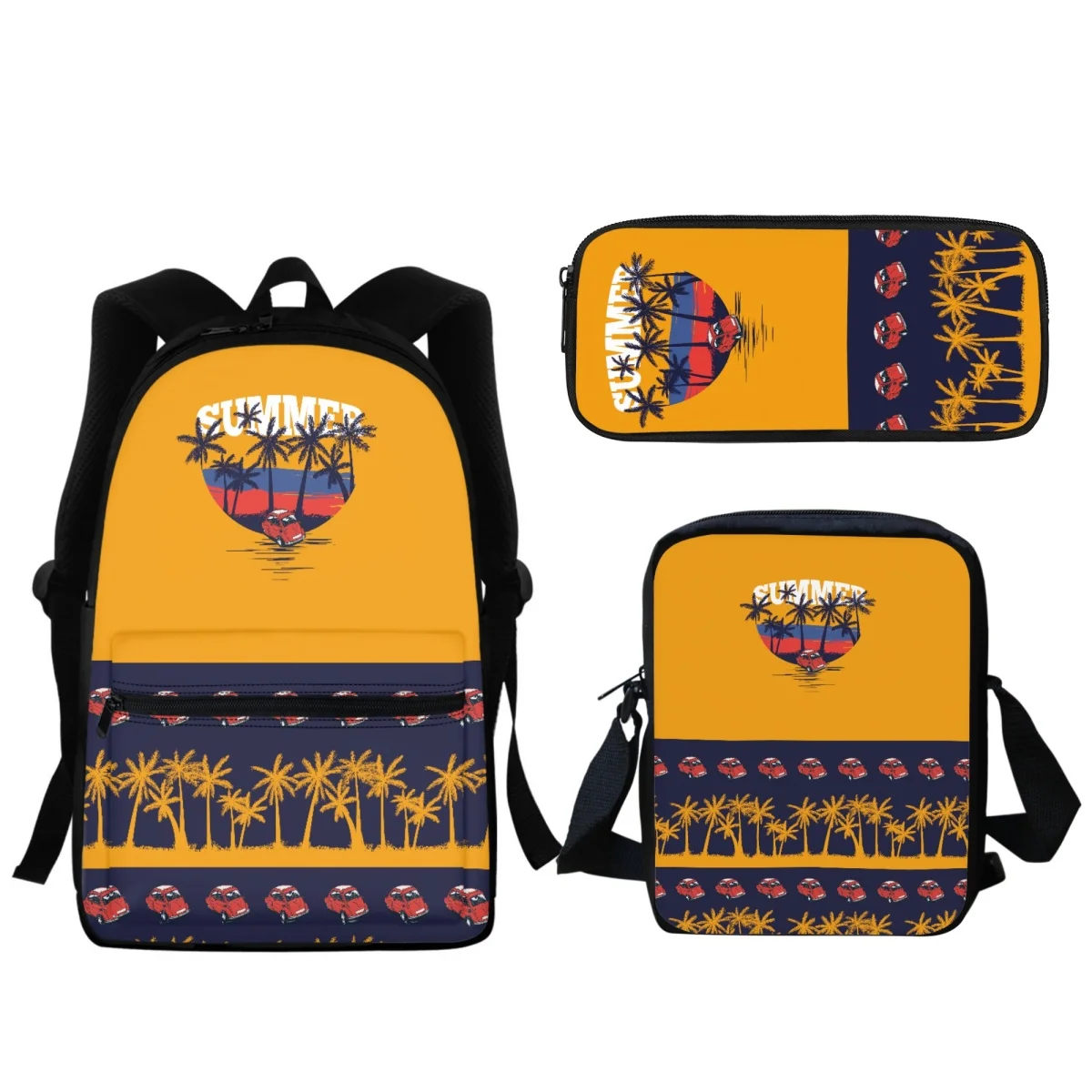 Cartoon Auto Patroon Schooltas Jongens Meisjes Lunch Opbergzak Kinderen Kleuterschool Mode Rugzak Leren Tool Cadeau