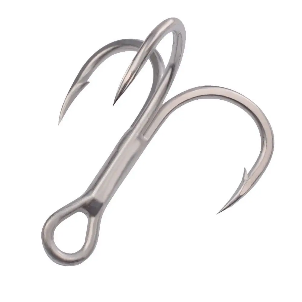 Fishing Accessories Round Bend 1# 2# 4# 6# 8# 1/0 2/0 3/0 4/0 5/0 Tackle Fishhooks VMC Fishing Treble Hook Fishing Accessories