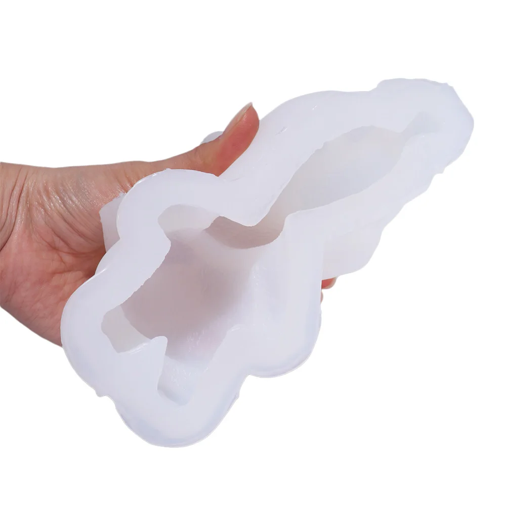 Dessert Tool Cake Mold Sleeping Bear Mold Food Grade Mousse Pudding Mold 3D Cute Candle Mould DIY