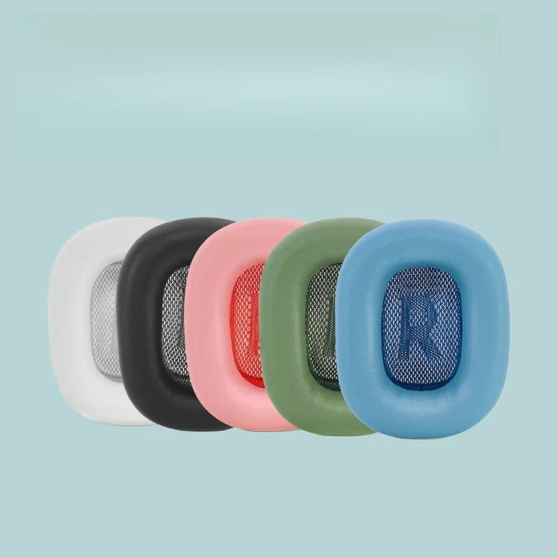 Lambskin‑Finish Headphone Replacement Cushion Ear Pads Spare Compatible With Apple AirPods Max 1st 2nd Gen Over‑Ear Headset Part