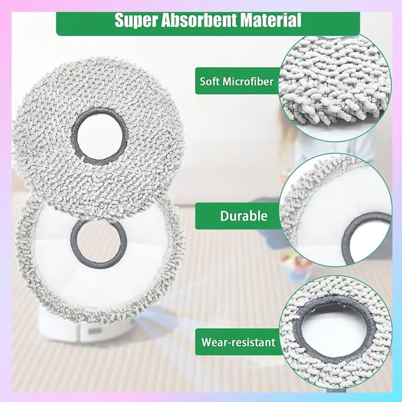 

N85R-Набор аксессуаров для Ecovacs Deebot T30s, запасная часть комбинированного пылесоса, основная щетка, салфетки, мешки для пыли