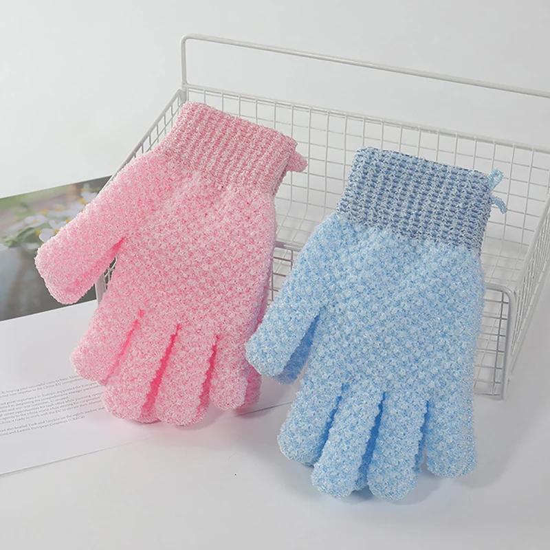 Guantes exfoliantes de baño para exfoliación, manopla de ducha, masaje para exfoliación corporal, esponja para lavar la piel, SPA hidratante, 1 piezas