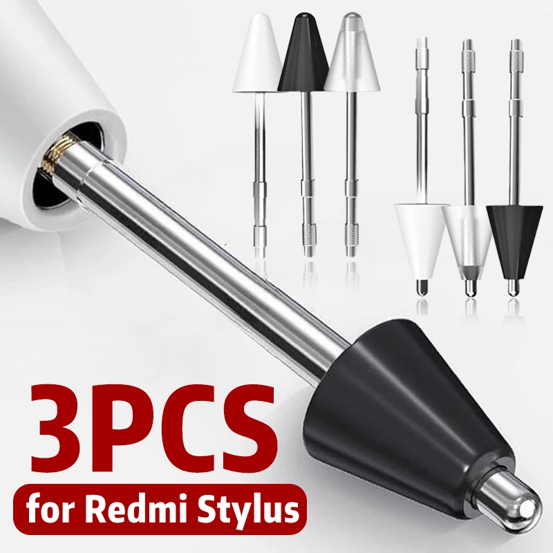 

Mute Replacement Stylus Pen Tips for Redmi Smart Pencil Nibs Sensitive Metal Wear-resistance Spare Pen Tip for Redmi Pad Pro