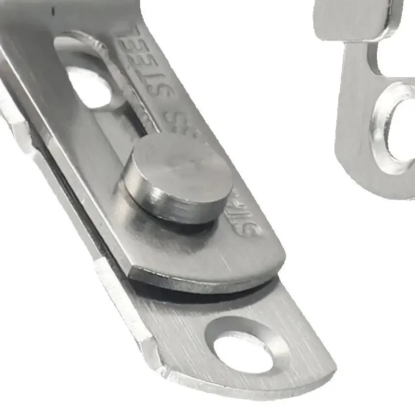 Latch Door Bolt 3Inch Sliding Door Latch 90 Degree Sliding Lock Cabinet Drawer Room Small Pet Cage Accessories