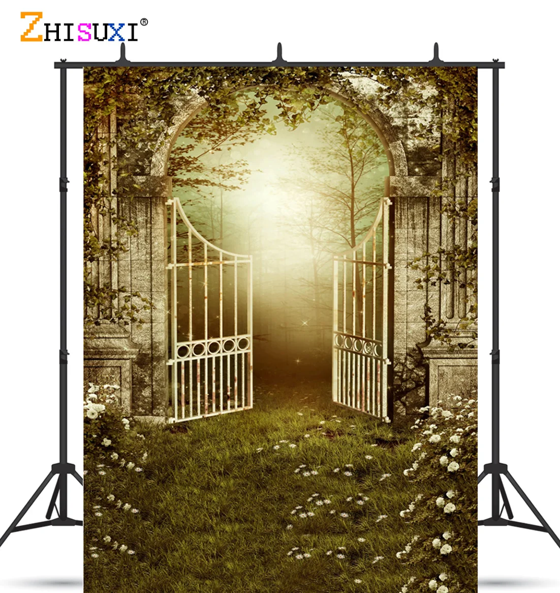 

Photorealistic Fabric Dream Forest Castle Fairy Tale Children Photography Backdrops Prop Photo Background SLTH-01