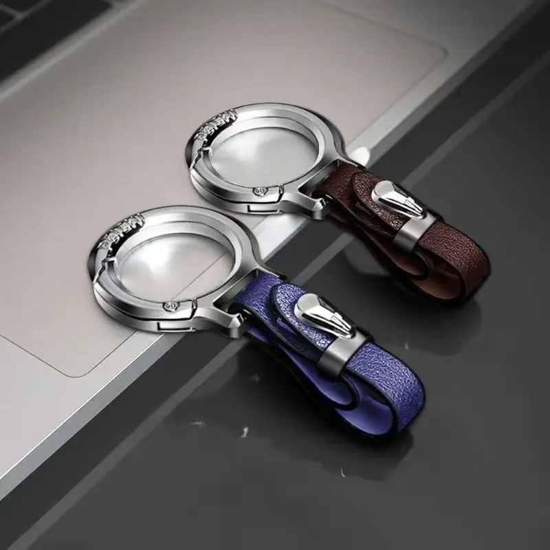 

Luxury Metal Car Keychain Anti-Lost Waist Hanging Key Ring Portable Creative Key Chain Ornament for Men Women
