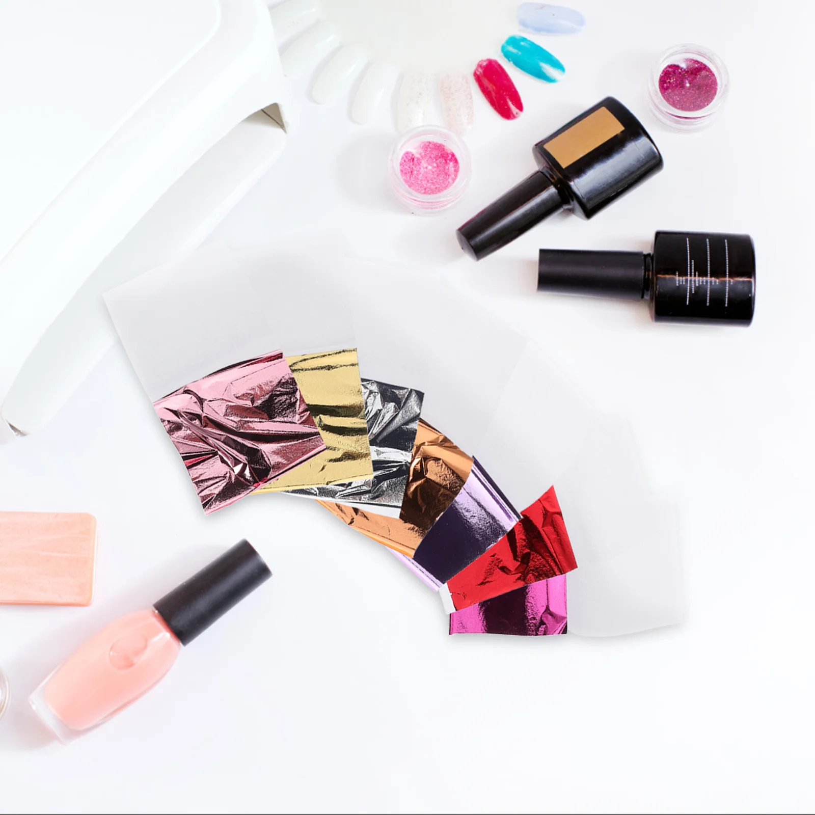 

120Pcs Multi Color Gold Leaf Foil Sheets Imitation Paper Craft Nail Foil Transfer Decorative Painting Furniture Art