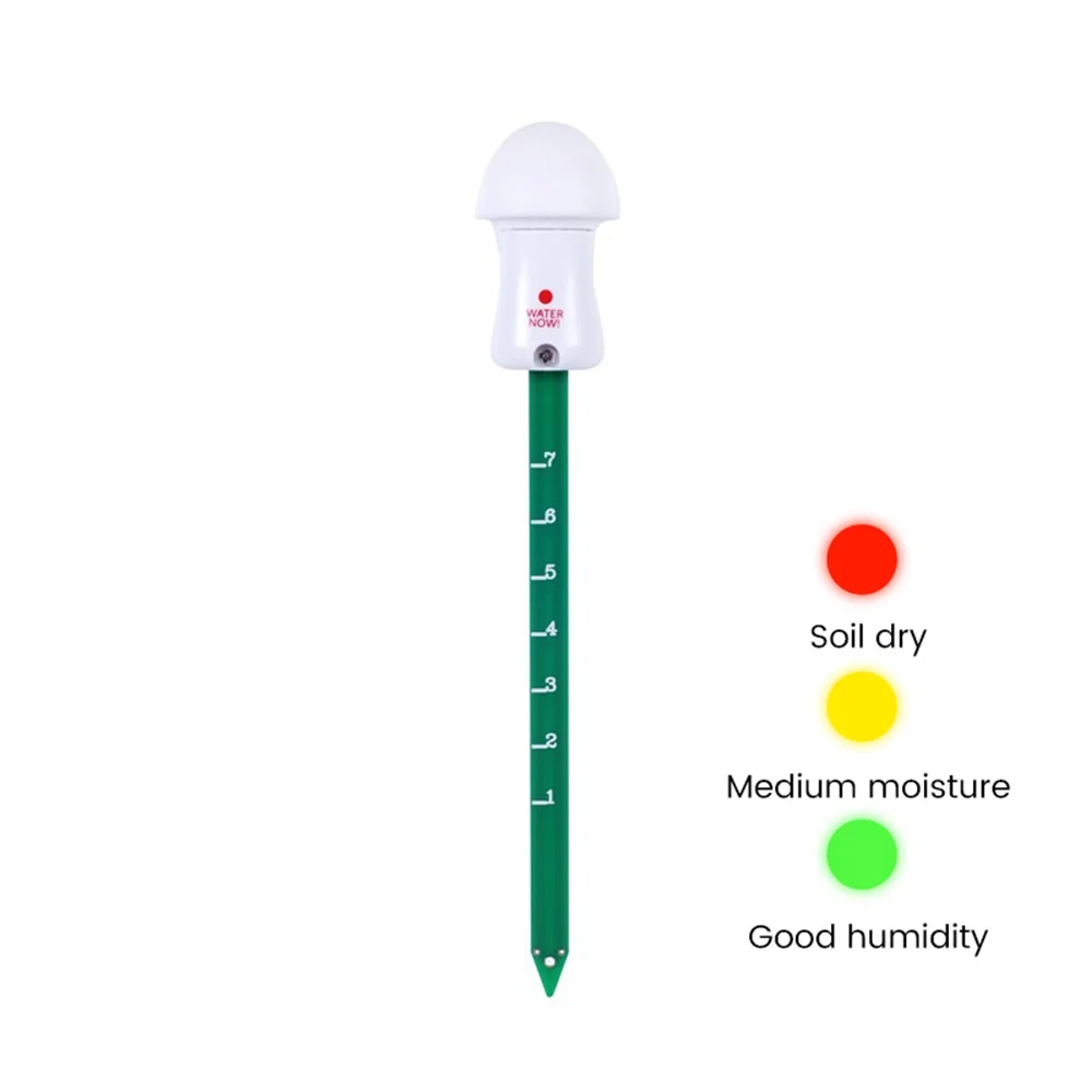 Soil Moisture Sensor Monitor 3 Color Indicate Light Plants Flower Soil Hygrometer Plant Garden Care Planting Humidity Meter