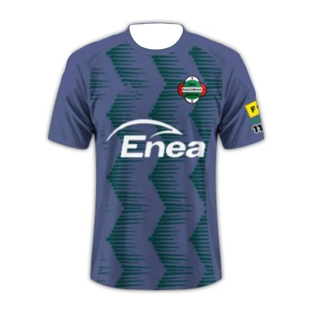 2026 Radomiak Radom Neue Edition Team-Uniform Kurzarm Atmungsaktiv Schnelltrocknend Polnische Liga Fan-Version Sport-T-Shirt