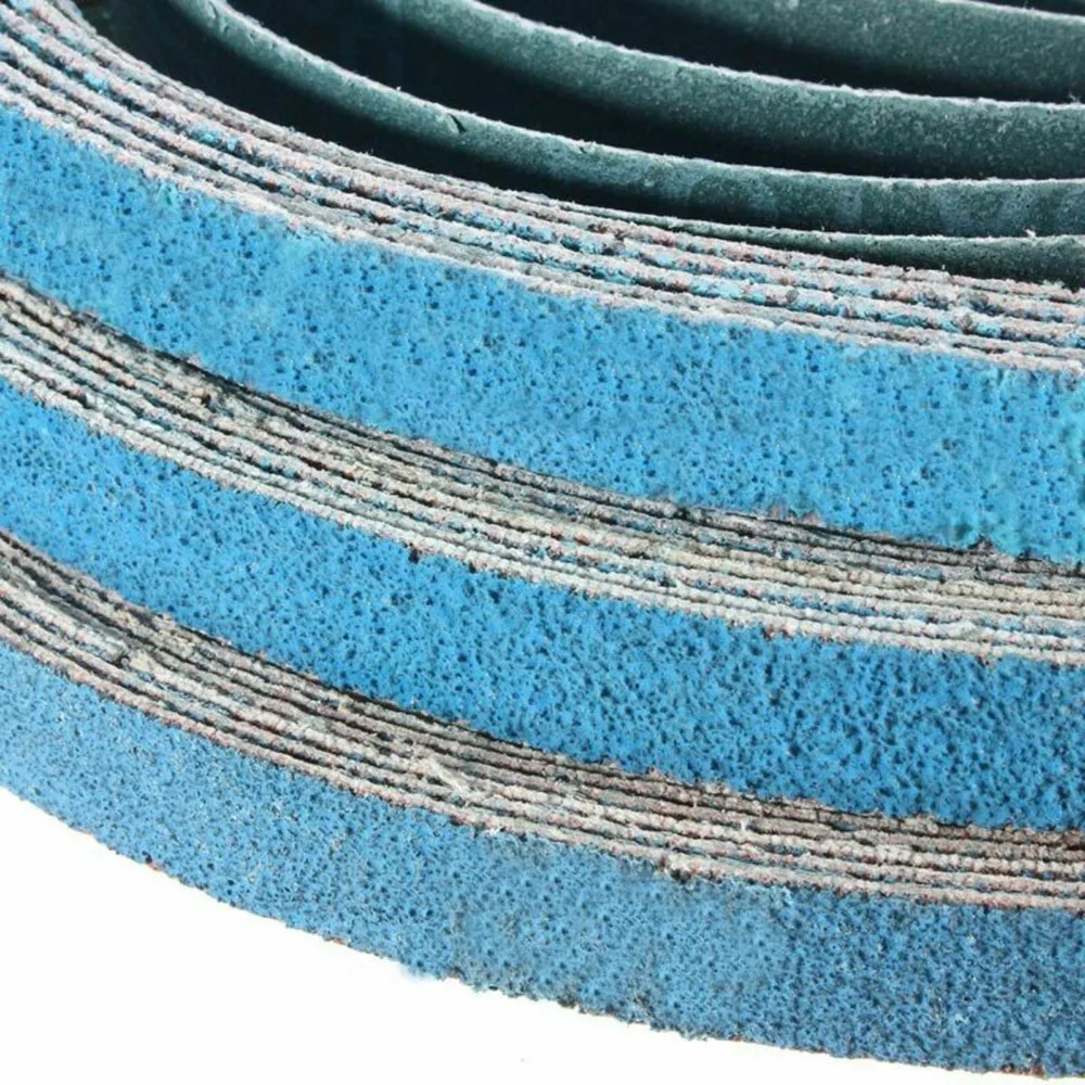 Non-metal Sanding Belts Supplies Tools Workshop Metal Polishing Sander Woodworking Zirconia 30pcs Blue Furniture