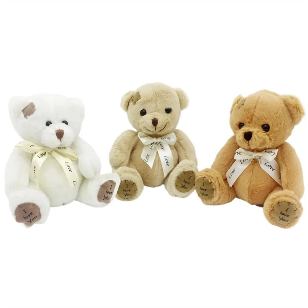 3 colori cotone cartone animato animali di peluche giocattolo per bambini bambini ragazze bambini compleanno peluche patch orso orso peluche orso kawaii