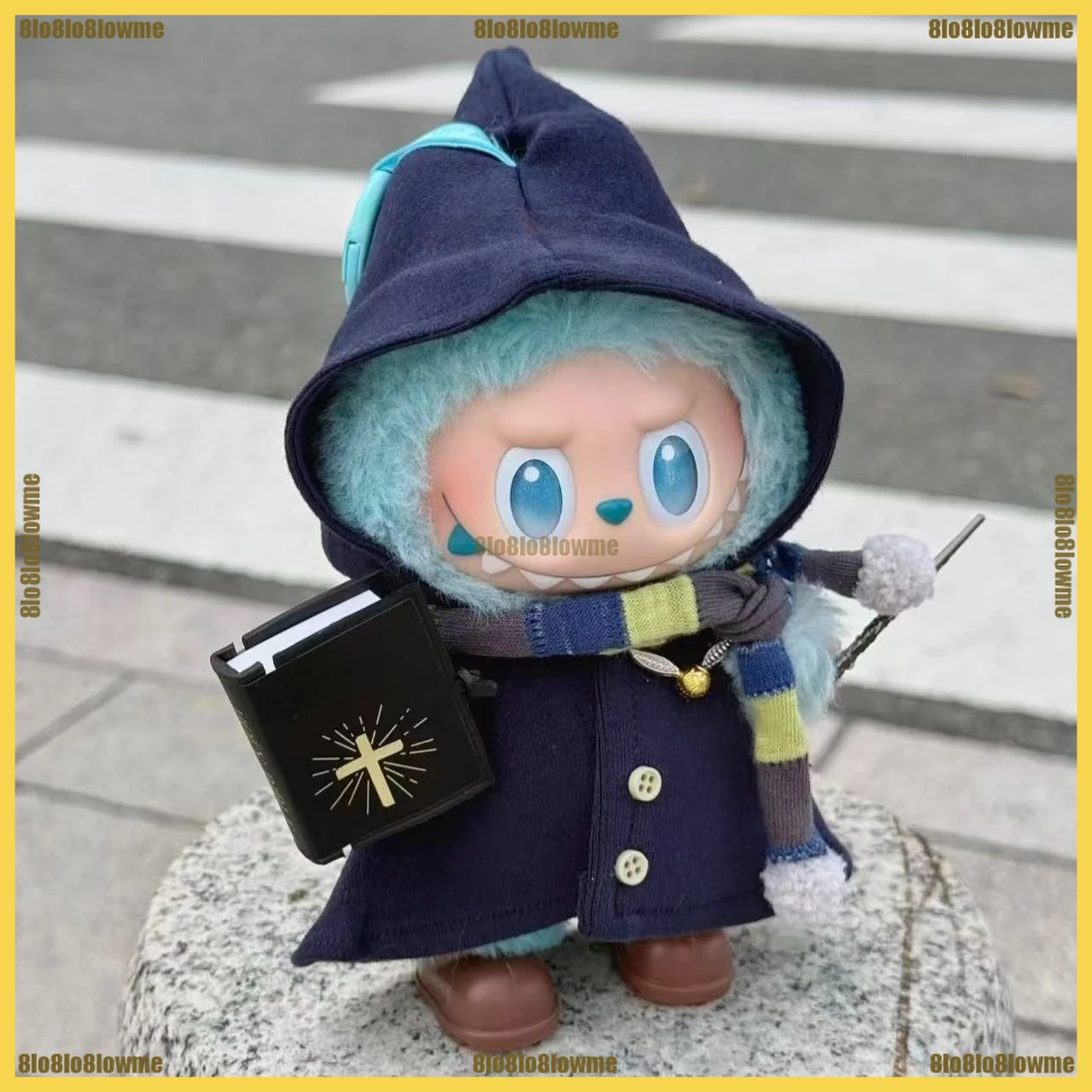 

Новая кавайная одежда Labubu, волшебный плащ с рисунком маленького эльфа, набор из 3 предметов, мини-плюшевая кукла, одежда, модные аксессуары для кукол