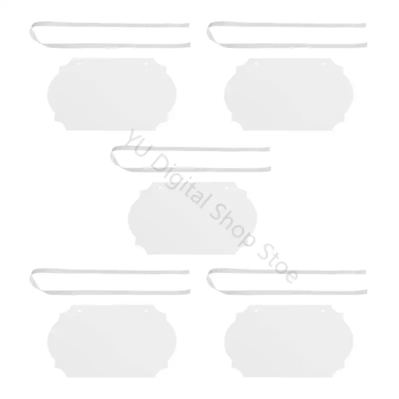 96BA Bemalbare Sitzschilder zum Aufhängen aus transparentem Acryl zum Selbermachen von Hochzeitsbotschaften und Namen – Detail 5