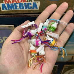 Cartoon Miffys Rabbit Action Figures Cute Rabbit Keychain Pendant Mobile Phone Bag Decoration Collectible Toys Children's Gifts