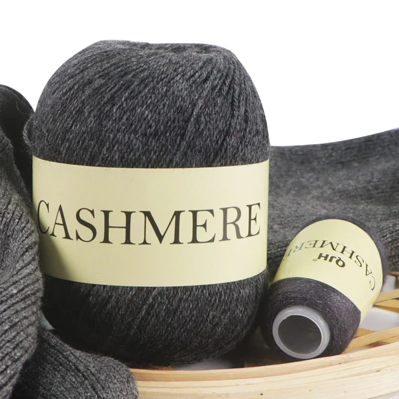 6pcs Cashmere Yarn, Crochet Hand-knitted Cashmere Knitting QJH Wool Yarn, Scarf Hand-Weaving  Sweater Wool Ball Thread Yarn