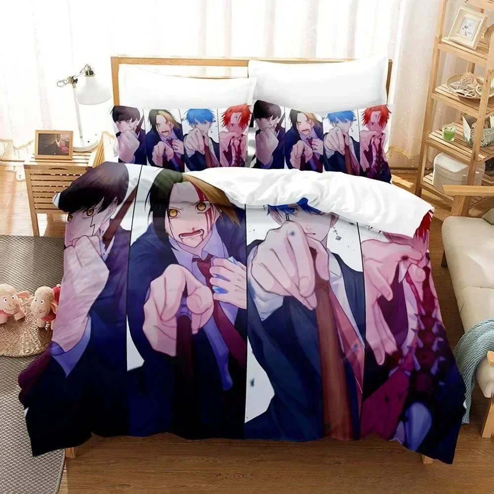 2026 New 3D Anime Mashle Magic And Muscles Bedding Set Single Twin Full Queen King Size Bed Set Adult Kid Bedroom Duvet Cover Se