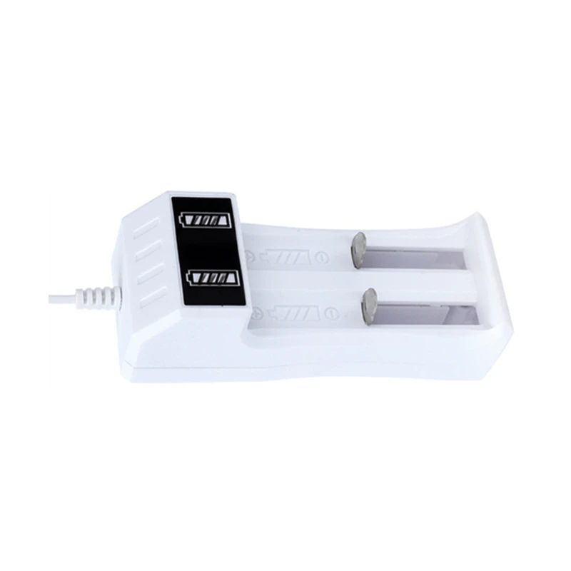 Cargador de batería LED inteligente 14500 /18650, Cargador Universal de 2 ranuras, batería de iones de litio, Cargador USB para baterías recargables