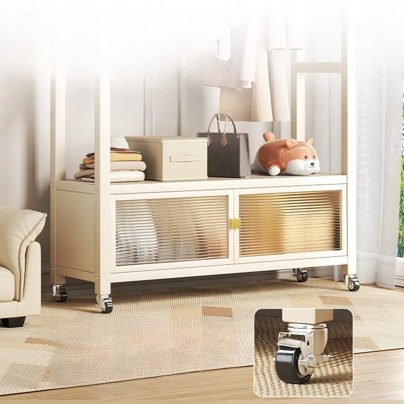 Household wardrobe hanger room adult clothing storage bedroom rental house storage coat rack