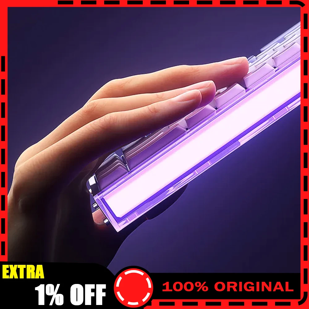 AULA HERO68 Mini Short Magnetic Keyboard All Aluminum Wired RGB Hot Swap Esports Gaming Mechanical Keyboard Computer Accessories