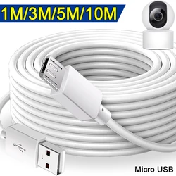 1-10m Micro USB Extra Long Data Cable Quick Charging Wire for Android Xiaomi Samsung Camera VR Monitor Power Bank Extension Cord