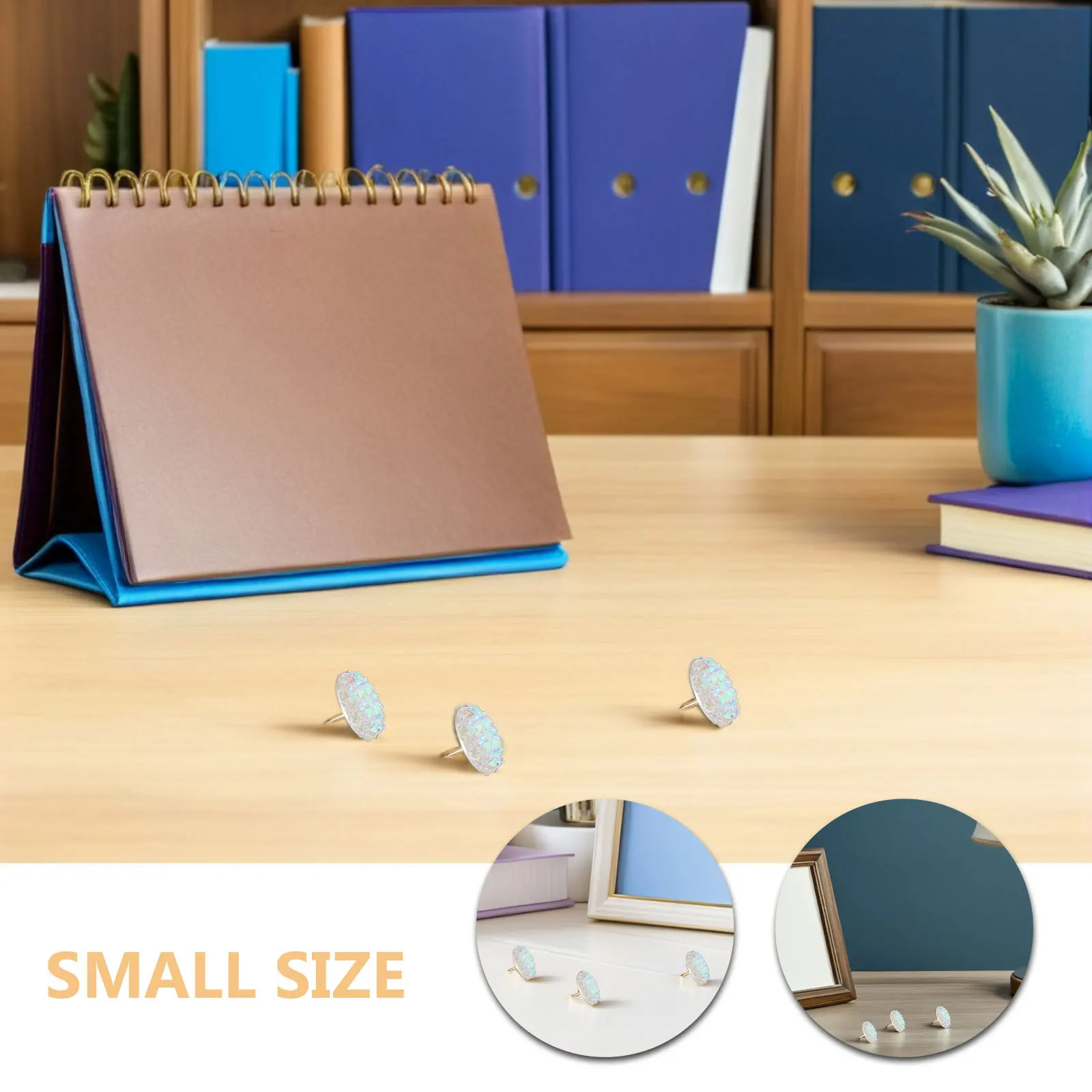 40 szt. Błyszczących pinezek z żywicy z kryształkami, dekoracyjne szpilki do dekoracji ścian, ekspozycji zdjęć, tablic korkowych, tablic ogłoszeń, map.