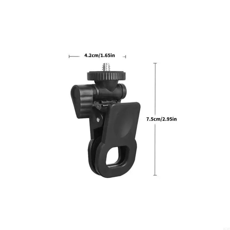 H7JF تعبئة الحامل المصباح شاشات الكاميرا Mount Clamp Clamp البلاستيك للهواتف والمرايا