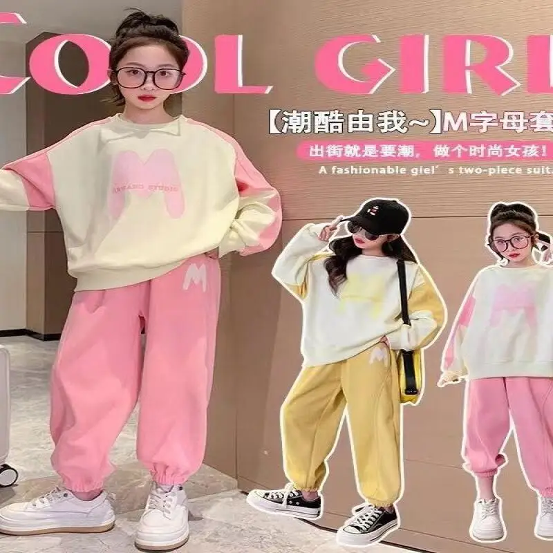 موضة 2 قطعة مجموعة ملابس الأطفال Kawaii بلايز عادية فتاة الملابس الشتوية 2025 الفتيات في سن المراهقة من 12 14 سنة الأولاد الخريف #2