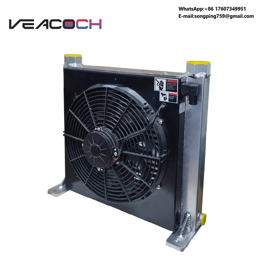 Industrial Plate Fin Heat Exchanger Aluminum Hydraulic Oil Cooler Air Cooler Radiator for Heavy Machinery