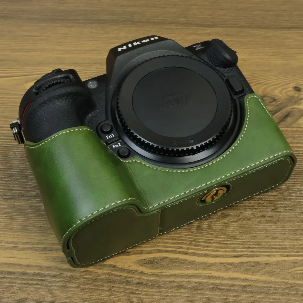 

Кожаные чехлы в стиле ретро, ​​защитный чехол из искусственной кожи для камеры Nikon Z8, противоскользящая ручка