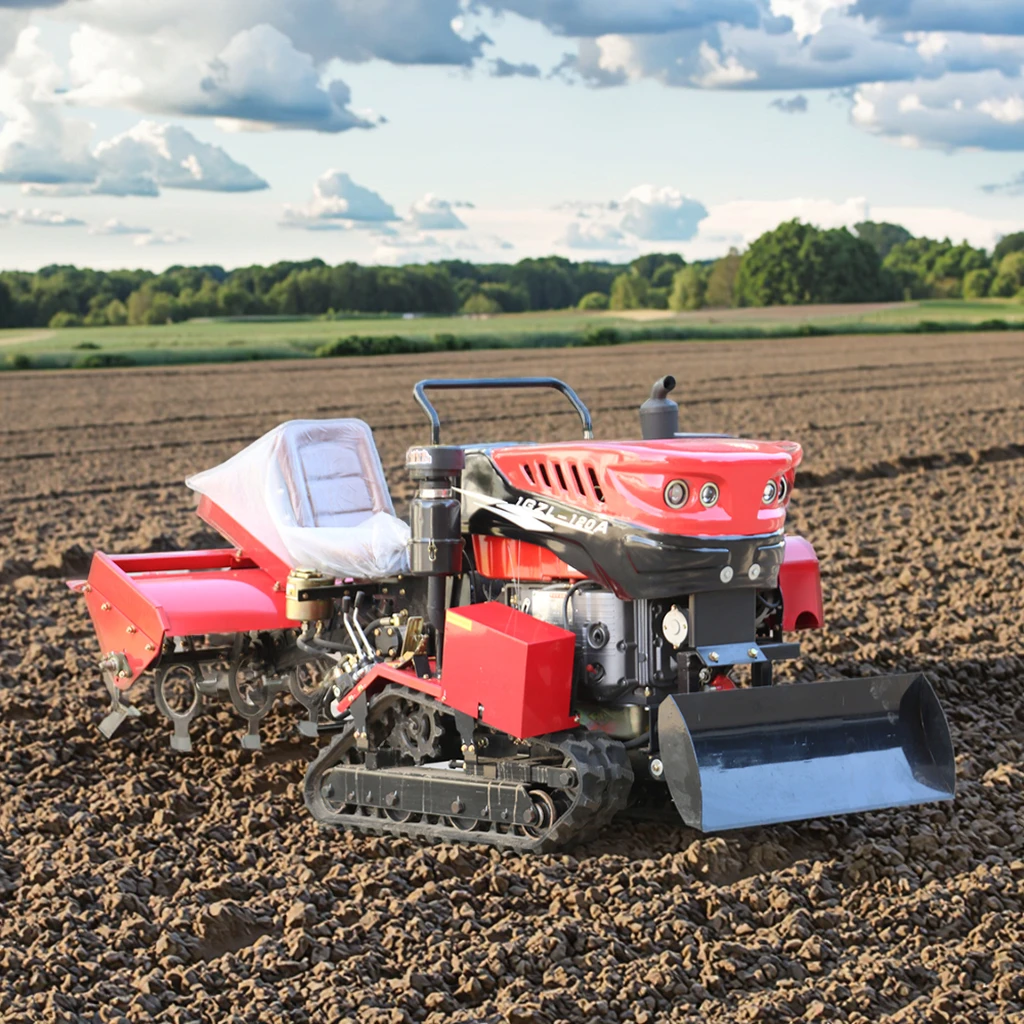 

Cheap Mini 80hp 100hp 120hp Crawler Rubber Mini Farm Crawler Tractor Tiller for Sale