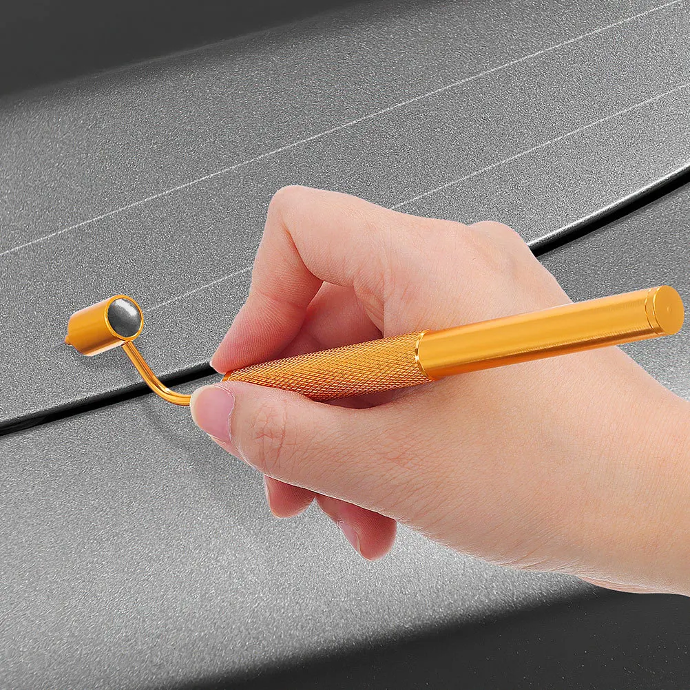 

2Sets Car Paint Scratch Repair Pen Gold Writer Easy Application Precision Paint Applicator Pen for Chip Repair