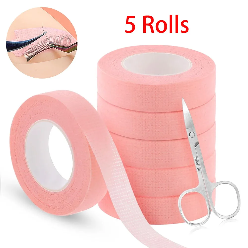 5 rolls of eyeshadow tape, eyeshadow eyeliner aid, eye makeup aid, eye makeup protection tape sticker, professional eyelash tape