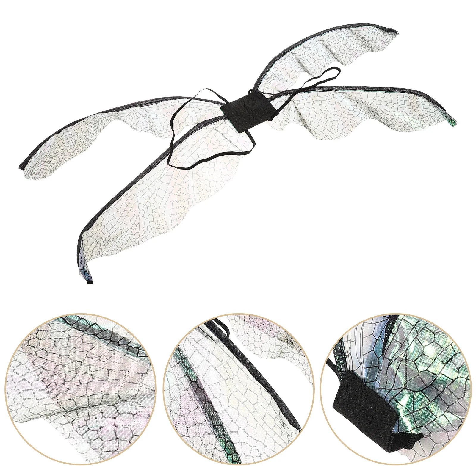 

Dragonfly Wings Half Edge Organza Fairy Costume Wings Dance Performance Party Dress Up Accessories Dragonfly Costume