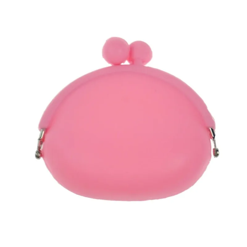 2022 Fast Drop Shipping New Silicone Round Coin Purse Wallet Card Rubber Key Phone Design Bag Pouch Monedero De Silicona