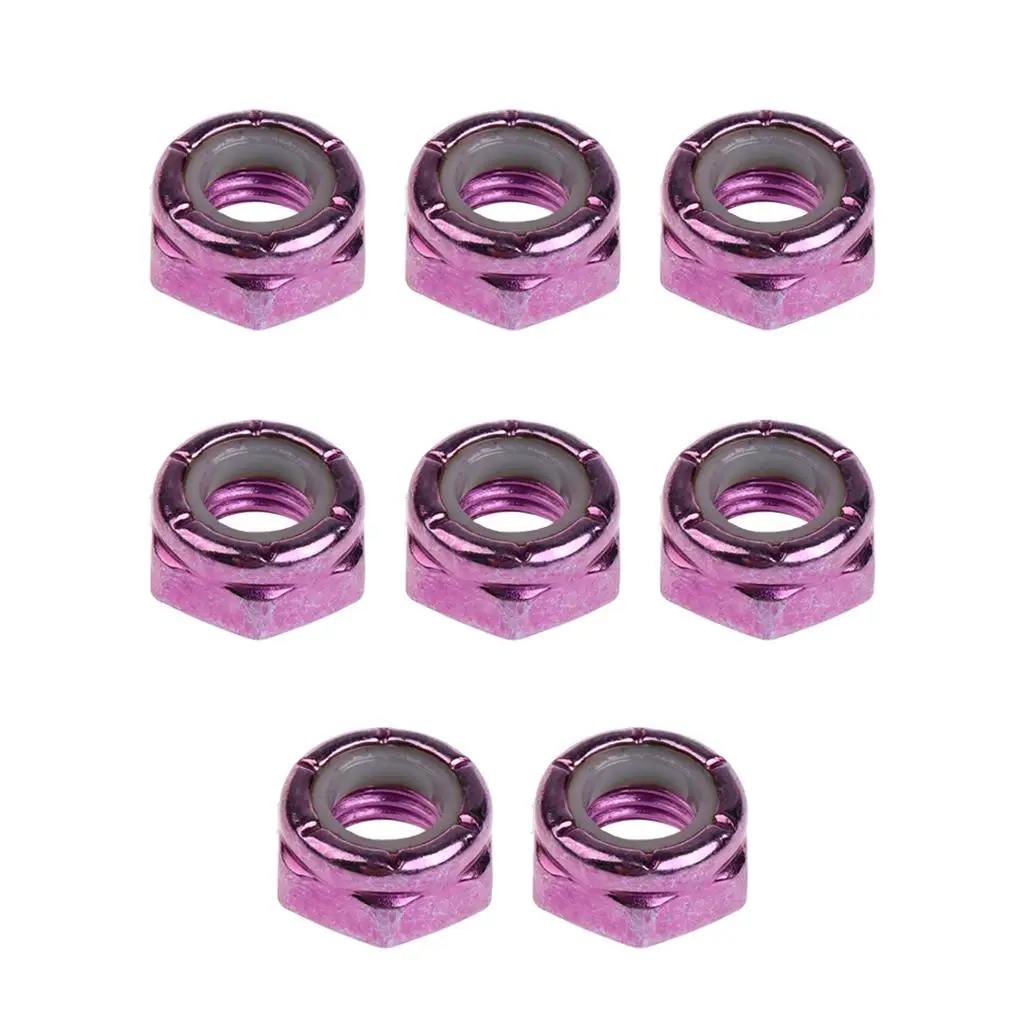 Tuercas de tornillo para monopatín y camión, accesorios de Hardware para Longboard, 8 piezas