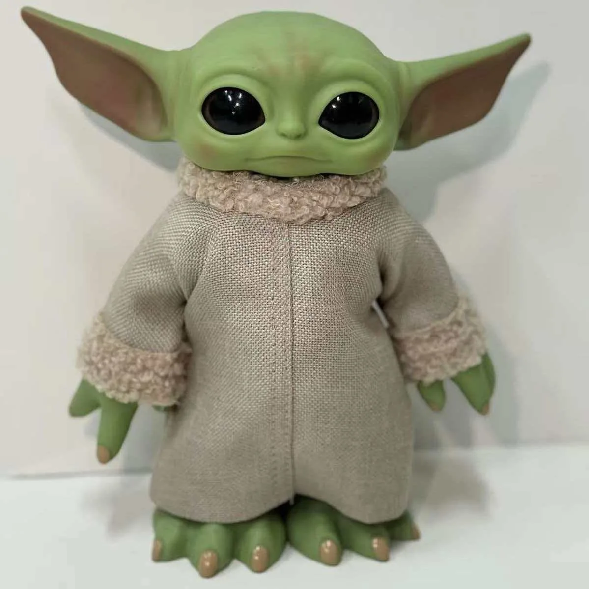 30CM 20cm 17CM Yoda Baby Action Figure Star Wars Kawaii Yoda Plush Doll Real clothes Model Toys Cute Doll Room Ornament Gift