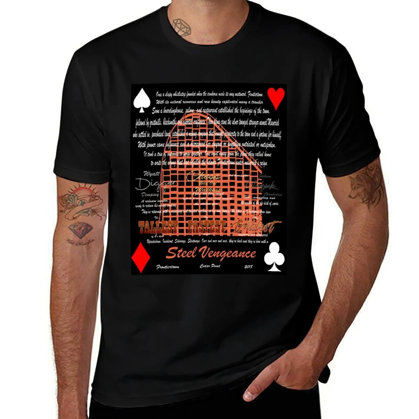 Steel Vengeance Trailer T-Shirt Athletic Fit Sports Short Sleeve Top