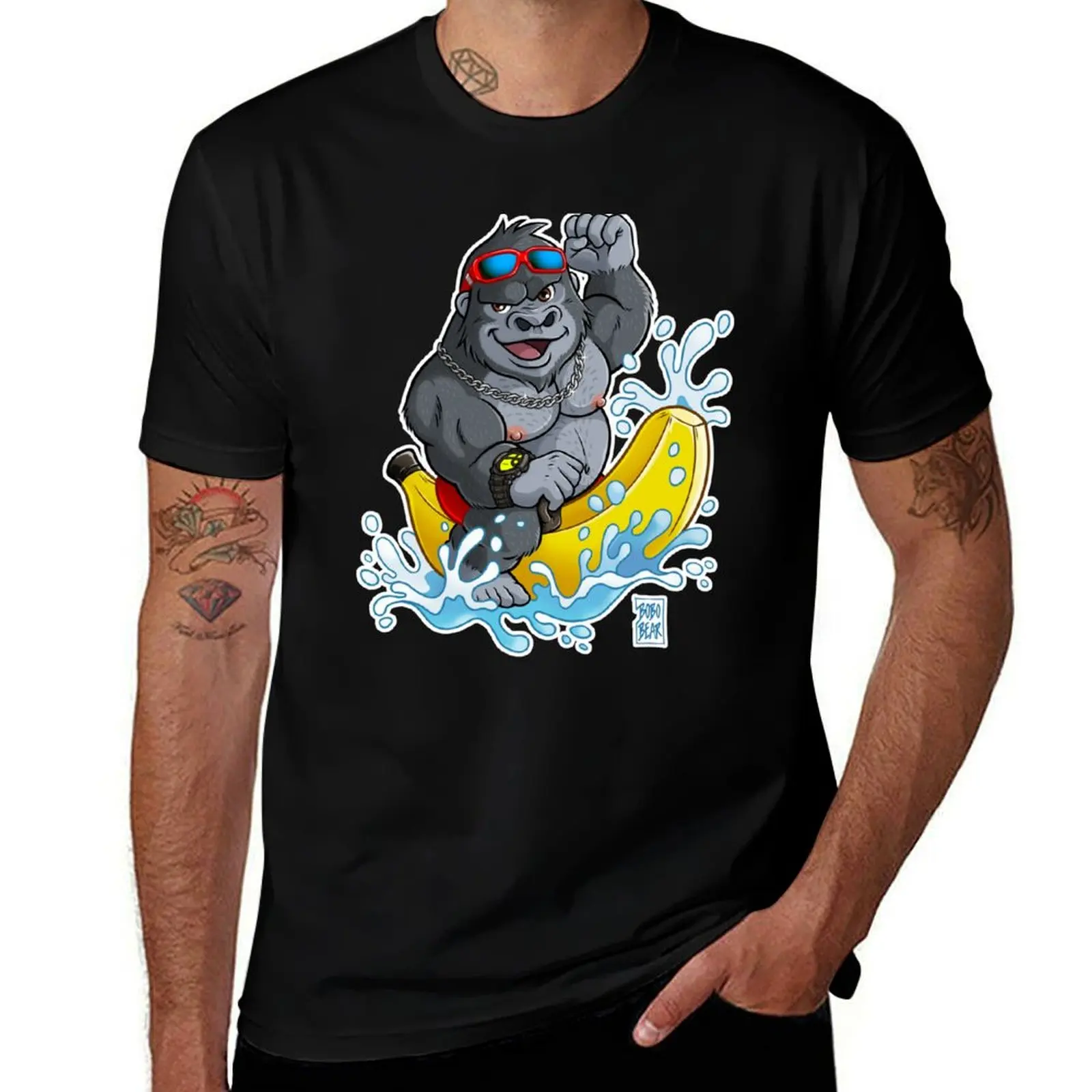 

GORILLA BEARZOO SERIES - GIRTHY T-Shirt Soft Touch Basic Cotton T-Shirt
