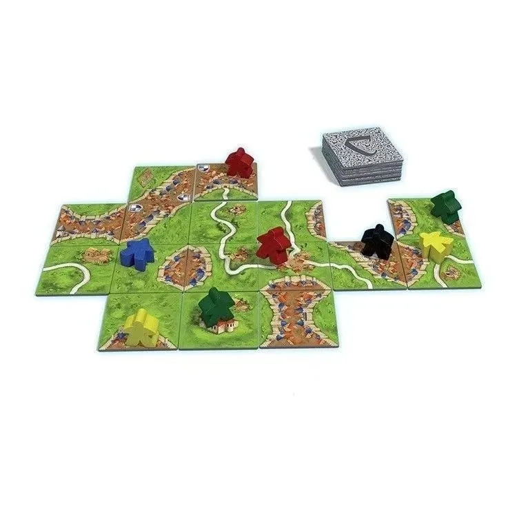 Carcassonne Winter Edition Board Game 2-5 Players For Family/Party/Gift Best Gift Funny Tile-placement Game