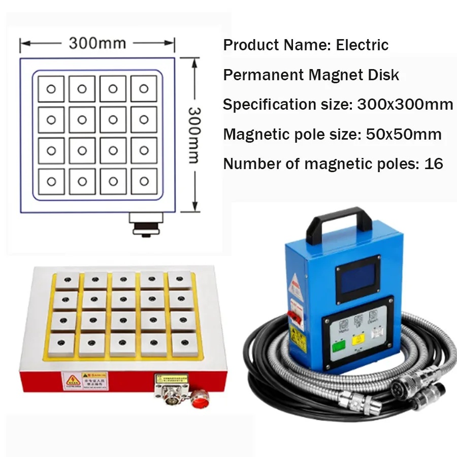 CNC permanent magnet suction cup ultra strong electromagnetic disk machining center gantry milling machine worktable