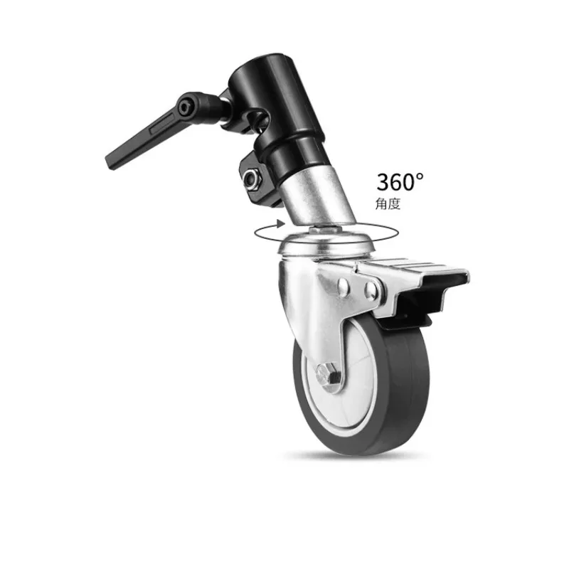 For Photography Light Stand Casters, Tripod Mobile Pulley C-frame Special, Foot Wheel Accessories