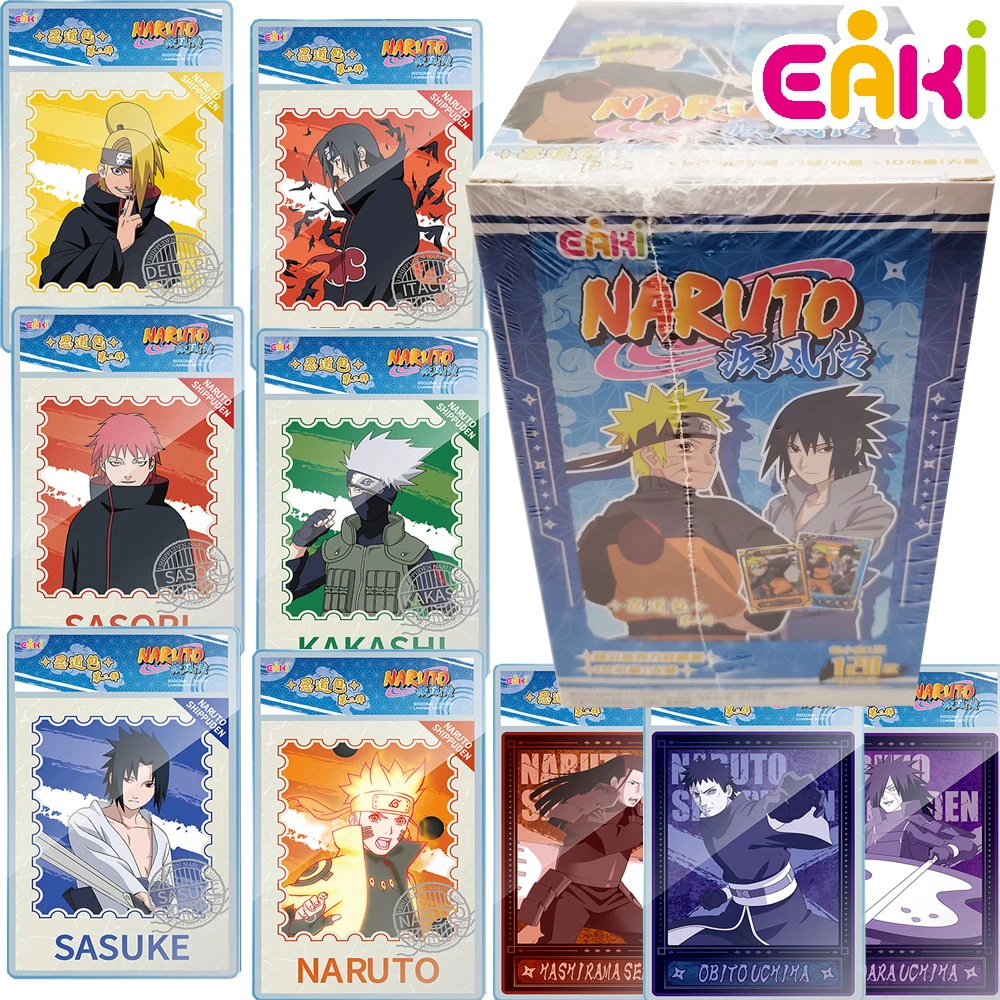 New Genuine Eaki Naruto Collection Cards Haruno Sakura Uchiha Sasuke Anime Classic Poster Polaroid Cards Gifts Loved By Fans