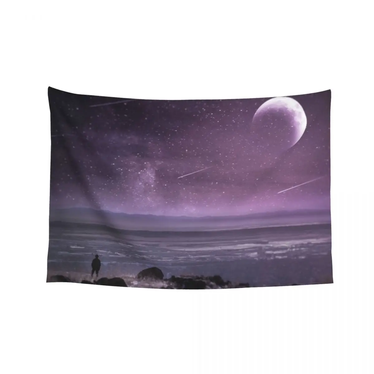 

Night Sky Overlook Tapestry Cute Room Things Wall Decor Hanging Outdoor Decoration Tapestry